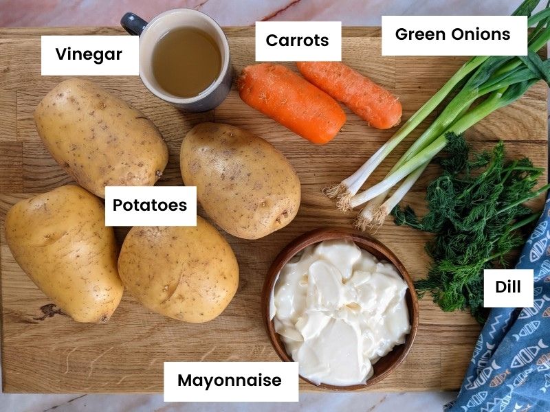 Easy Potato Salad Recipe Without Eggs | Easy Salad Recipes | Mamazilla