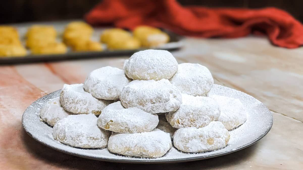 Recipe For Kourabiedes - Greek Snowball Butter Cookies | Mamazilla